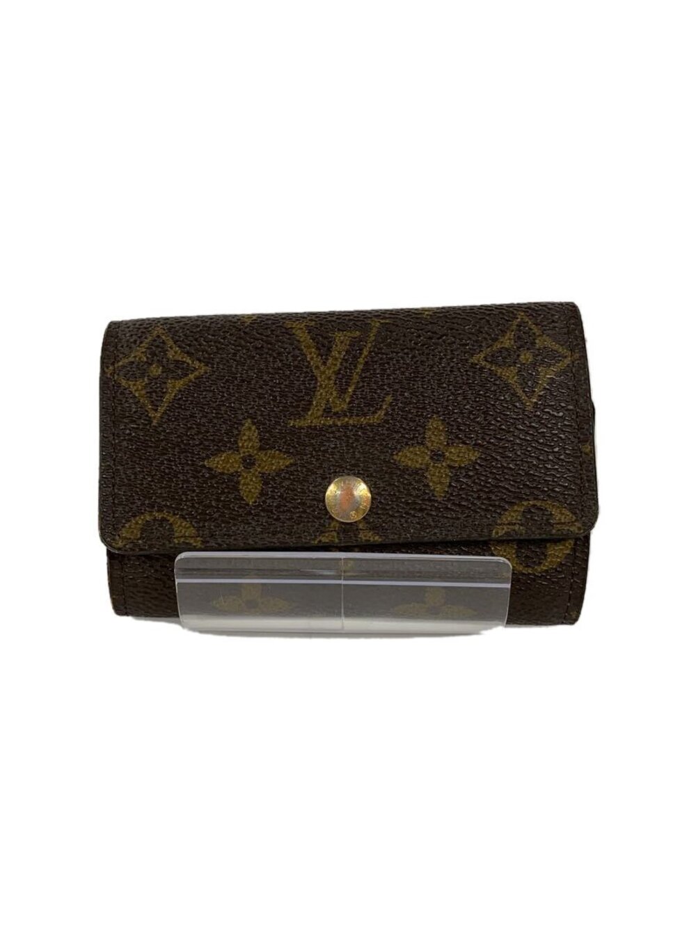 LOUIS VUITTON Multicles Monogram Brown Leather